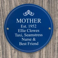 Personalised Heritage Plaque -PERSONALISE STORE p011301 4