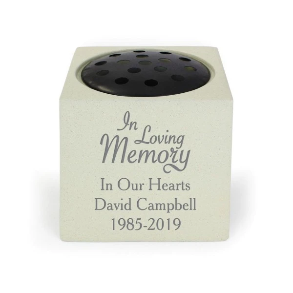 Personalised In Loving Memory Memorial Vase 2 Personalised In Loving Memory Memorial Vase - Image 2