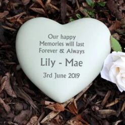 Personalised Heart Memorial -PERSONALISE STORE p011324 2