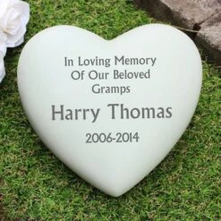 Personalised Heart Memorial -PERSONALISE STORE p011324 3