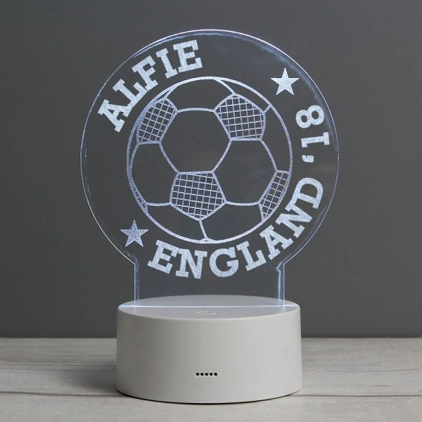Personalised Football LED Colour Changing Desk Night Light 3 Personalised Football LED Colour Changing Desk Night Light - Image 3