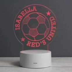 Personalised Football LED Colour Changing Desk Night Light 13 Personalised Football LED Colour Changing Desk Night Light -PERSONALISE STORE p011373 3