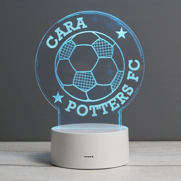 Personalised Football LED Colour Changing Desk Night Light 5 Personalised Football LED Colour Changing Desk Night Light - Image 5