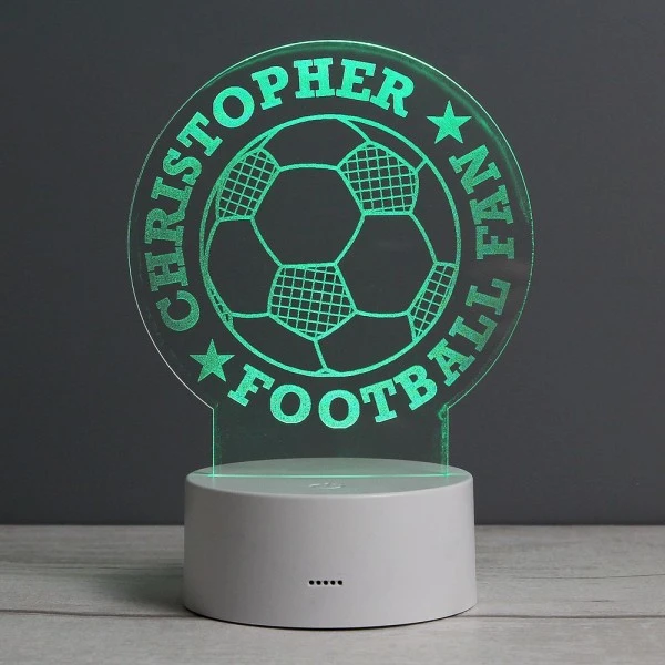 Personalised Football LED Colour Changing Desk Night Light 7 Personalised Football LED Colour Changing Desk Night Light - Image 7
