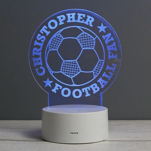 Personalised Football LED Colour Changing Desk Night Light 8 Personalised Football LED Colour Changing Desk Night Light - Image 8