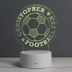 Personalised Football LED Colour Changing Desk Night Light 18 Personalised Football LED Colour Changing Desk Night Light -PERSONALISE STORE p011373 8
