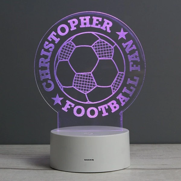 Personalised Football LED Colour Changing Desk Night Light 10 Personalised Football LED Colour Changing Desk Night Light - Image 10