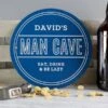 Personalised Man Cave Heritage Plaque