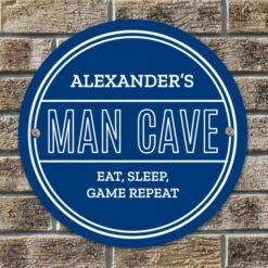 Personalised Man Cave Heritage Plaque -PERSONALISE STORE p011375 2