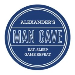 Personalised Man Cave Heritage Plaque -PERSONALISE STORE p011375 3