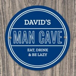 Personalised Man Cave Heritage Plaque -PERSONALISE STORE p011375 4