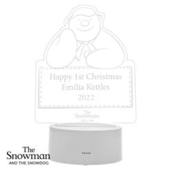Personalised The Snowman LED Colour Changing Decoration & Night Light 14 Personalised The Snowman LED Colour Changing Decoration & Night Light -PERSONALISE STORE p011380 4