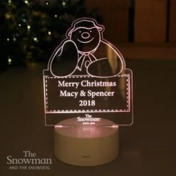 Personalised The Snowman LED Colour Changing Decoration & Night Light 17 Personalised The Snowman LED Colour Changing Decoration & Night Light -PERSONALISE STORE p011380 7