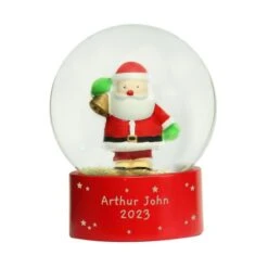 Personalised Santa Snow Globe 12 Personalised Santa Snow Globe -PERSONALISE STORE p011381 4