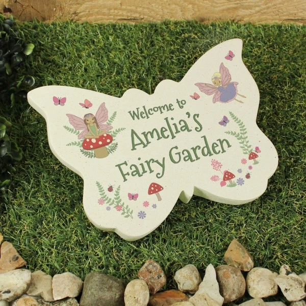 Personalised Fairy Garden Butterfly Ornament 1 Personalised Fairy Garden Butterfly Ornament