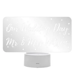 Personalised Polka-dot Message LED Colour Changing Night Light -PERSONALISE STORE p0113a27 4