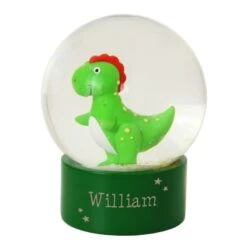 Personalised Name Only Dinosaur Glitter Snow Globe 11 Personalised Name Only Dinosaur Glitter Snow Globe -PERSONALISE STORE p0113a40 4