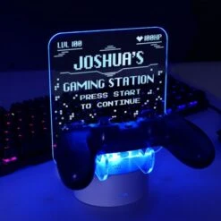 Personalised Gaming Controller Holder LED Colour Changing Light -PERSONALISE STORE p0113a50 8