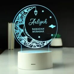 Personalised Eid And Ramadan LED Light -PERSONALISE STORE p0113a55 6