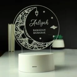 Personalised Eid And Ramadan LED Light -PERSONALISE STORE p0113a55 8