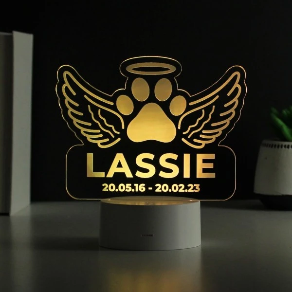 Personalised Pet Memorial Colour Changing LED Light 3 Personalised Pet Memorial Colour Changing LED Light - Image 3