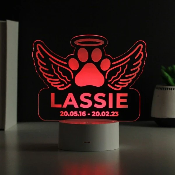 Personalised Pet Memorial Colour Changing LED Light 8 Personalised Pet Memorial Colour Changing LED Light - Image 8