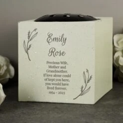 Personalised Botanical Memorial Vase -PERSONALISE STORE p0113a60 6