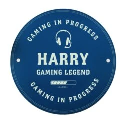 Personalised Gaming Blue Plaque -PERSONALISE STORE p0113a63 3