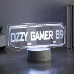 Personalised Gamer Tag LED Colour Changing Night Light 11 Personalised Gamer Tag LED Colour Changing Night Light -PERSONALISE STORE p0113a64 4
