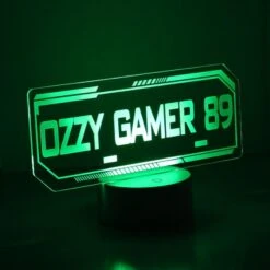 Personalised Gamer Tag LED Colour Changing Night Light 13 Personalised Gamer Tag LED Colour Changing Night Light -PERSONALISE STORE p0113a64 6