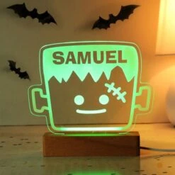 Personalised Frankenstein Wooden LED Light -PERSONALISE STORE p0113a73 6