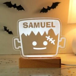 Personalised Frankenstein Wooden LED Light -PERSONALISE STORE p0113a73 8
