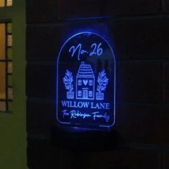 Personalised Home Outdoor Solar Light -PERSONALISE STORE p0113a79 6