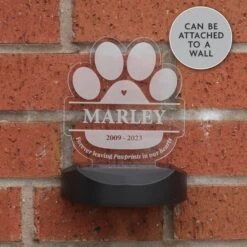Personalised Pet Memorial Outdoor Solar Light -PERSONALISE STORE p0113a81 4