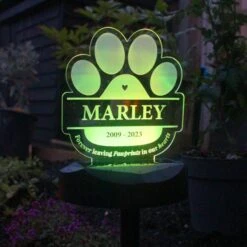 Personalised Pet Memorial Outdoor Solar Light -PERSONALISE STORE p0113a81 7