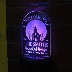 Personalised Haunted House Halloween Solar Light -PERSONALISE STORE p0113a83 6