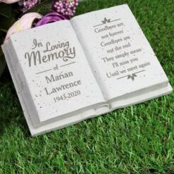 Personalised In Loving Memory Memorial Book -PERSONALISE STORE p011403 3