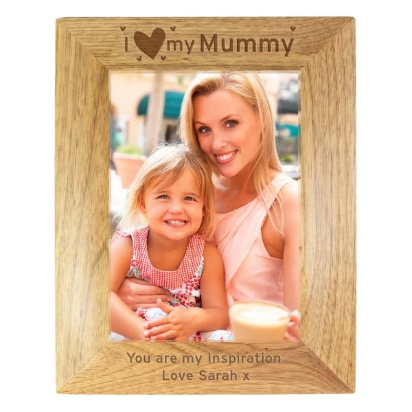 Personalised I Heart My... 5x7 Wooden Photo Frame 1 Personalised I Heart My... 5x7 Wooden Photo Frame