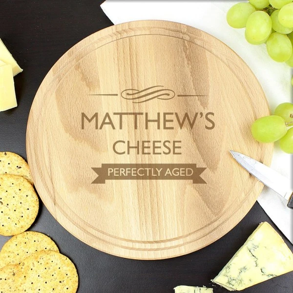 Personalised Perfectly Aged Round Chopping Board 3 Personalised Perfectly Aged Round Chopping Board - Image 3