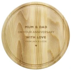 Personalised Round Chopping Board -PERSONALISE STORE p011481 4