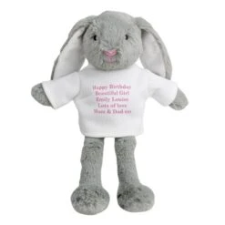 Personalised Message Bunny Rabbit In Jumper - Pink 10 Personalised Message Bunny Rabbit In Jumper - Pink -PERSONALISE STORE p021003 4