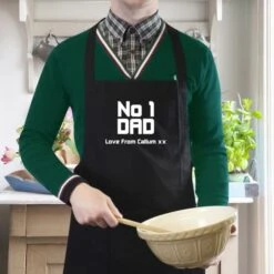 Personalised No.1 Dad Apron -PERSONALISE STORE p0210a81 3