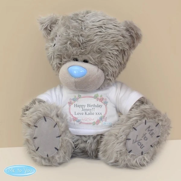 Personalised Me To You Bear "Floral' 3 Personalised Me To You Bear "Floral' - Image 3