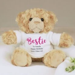 Personalised #Bestie Teddy Bear -PERSONALISE STORE p0210c65 3