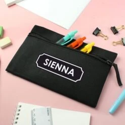 Personalised Black Pencil Case 7 Personalised Black Pencil Case -PERSONALISE STORE p0210c78 2