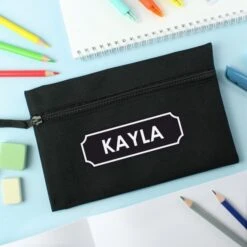 Personalised Black Pencil Case 8 Personalised Black Pencil Case -PERSONALISE STORE p0210c78 3