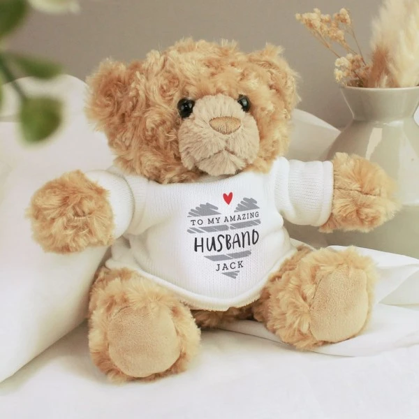 Personalised Valentine's Day Teddy Bear 1 Personalised Valentine's Day Teddy Bear