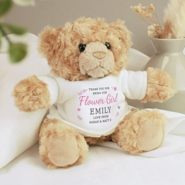 Personalised Girls Free Text Teddy Bear 1 Personalised Girls Free Text Teddy Bear