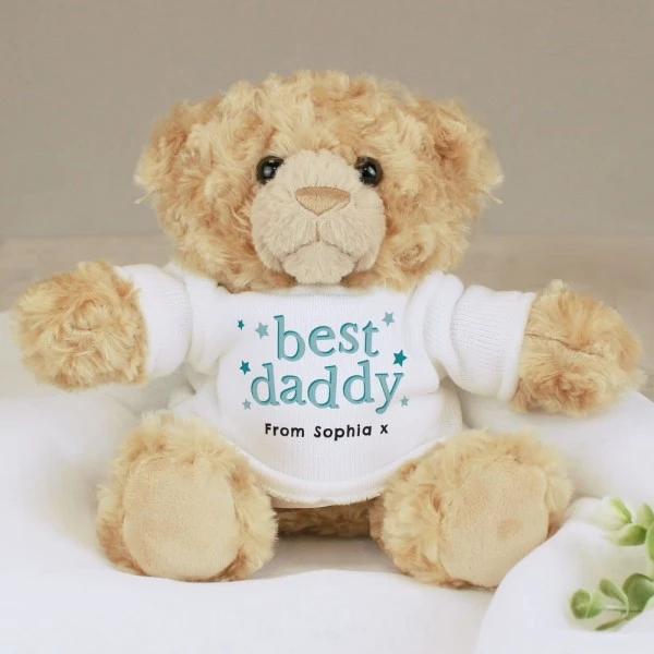 Personalised Best Daddy Teddy Bear 1 Personalised Best Daddy Teddy Bear