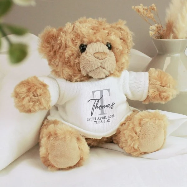 Personalised Initial Teddy Bear 1 Personalised Initial Teddy Bear